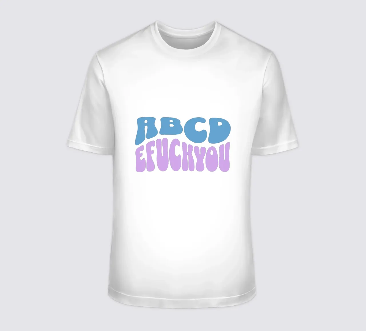 ABCD E FUCK YOU t-shirt da Gunawan Rb
