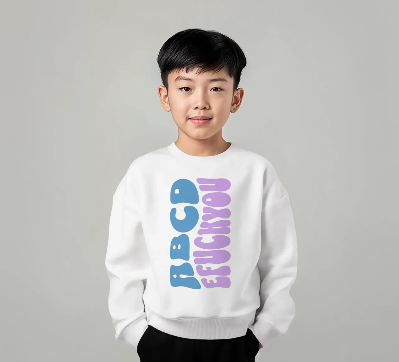 ABCD Y VETE A LA MIERDA sudadera para niño de Gunawan Rb