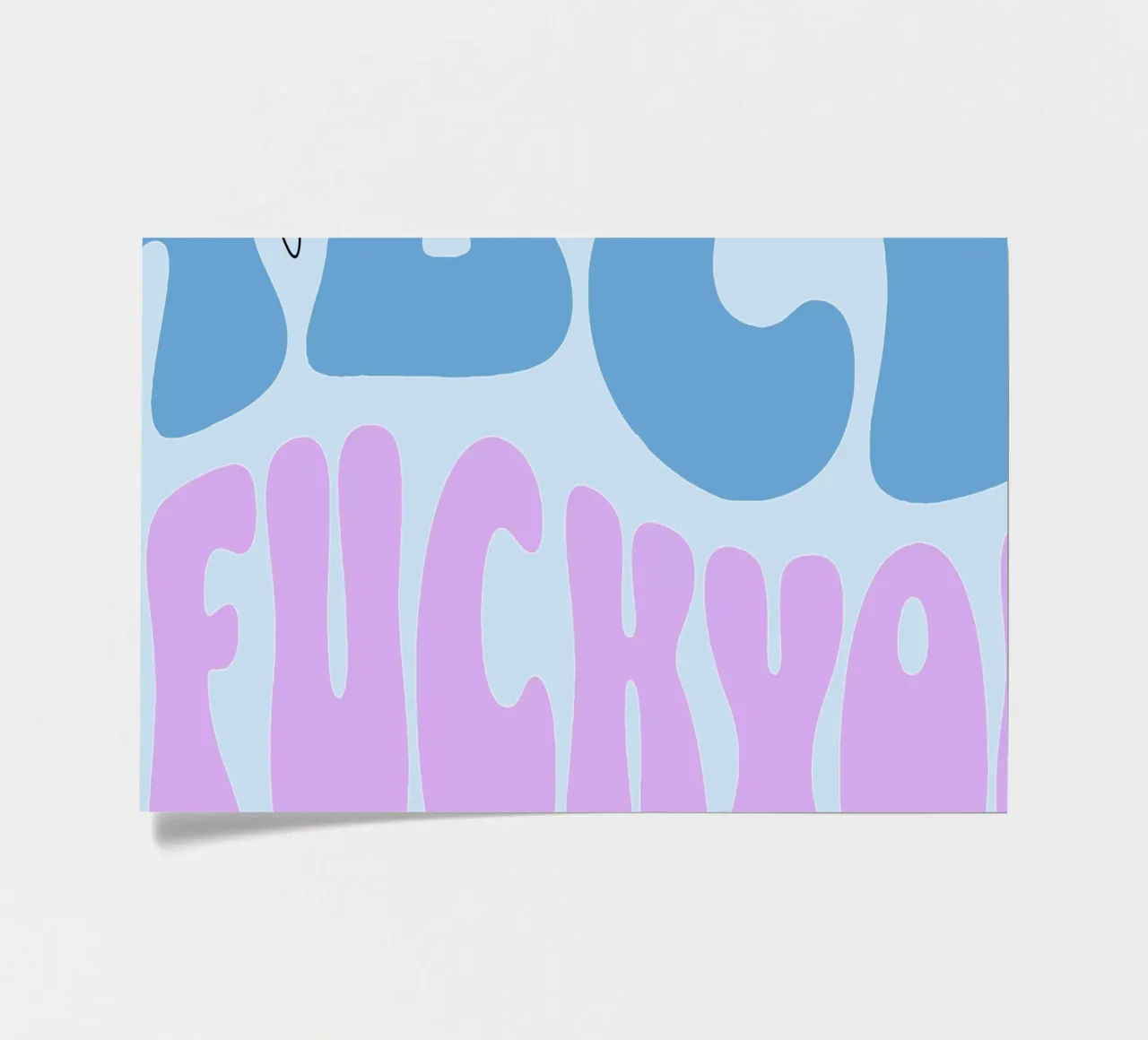 ABCD AND FUCK YOU sticker sheet by Gunawan Rb