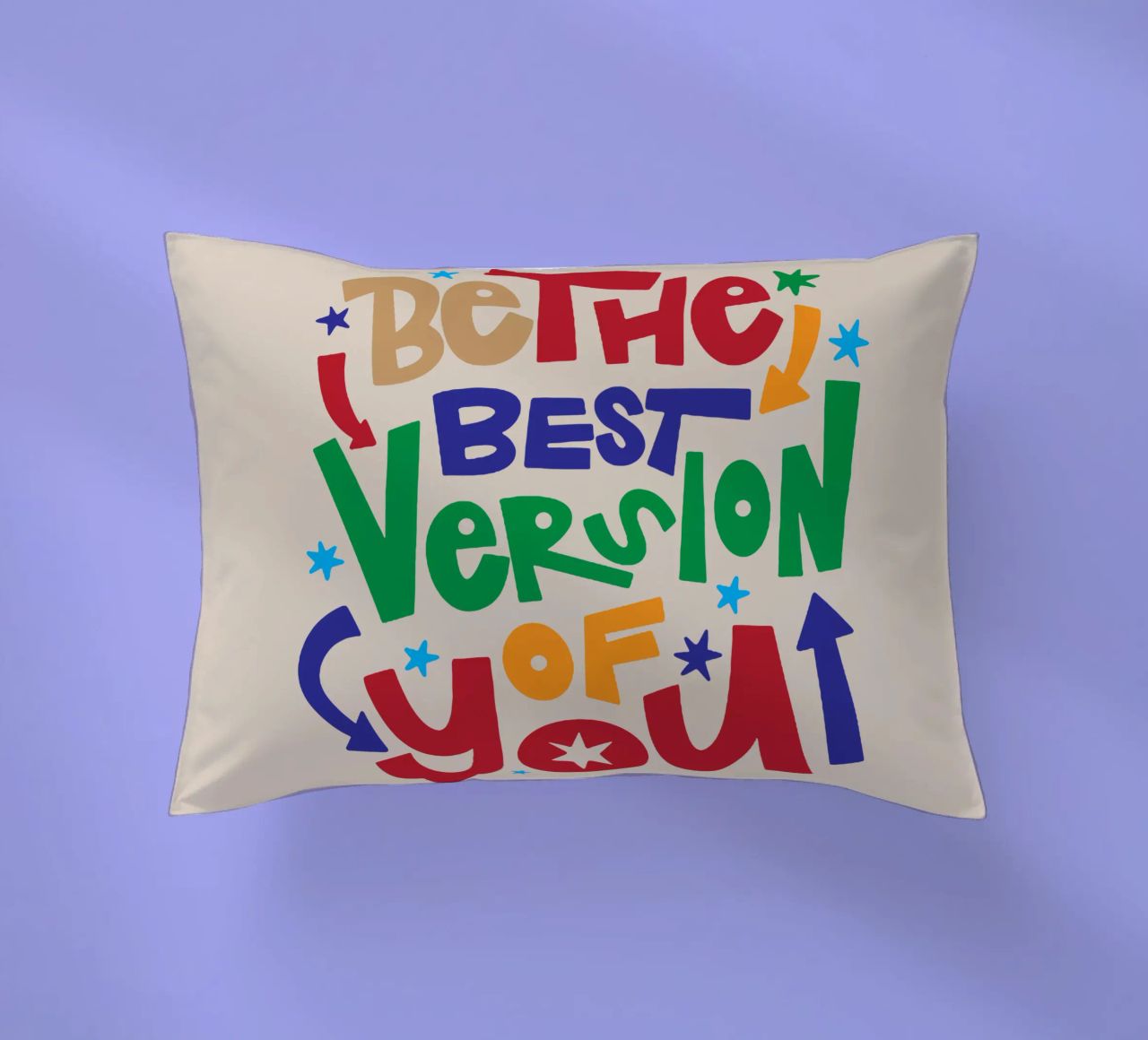 Soyez la meilleure version de vous-même coussin de Gunawan Rb