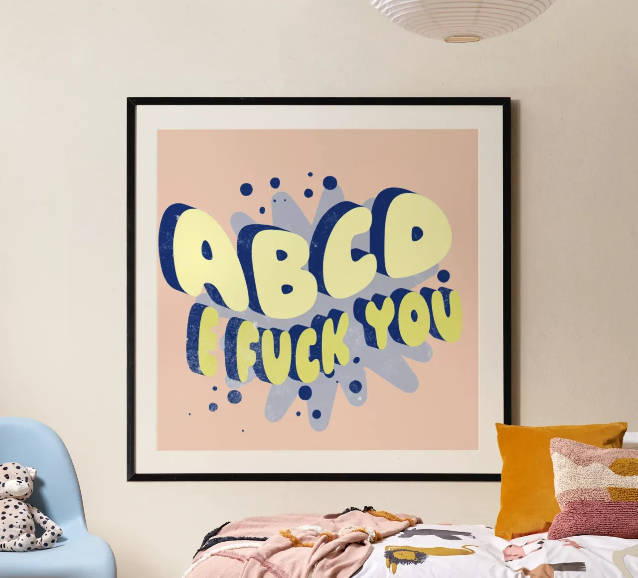 ABCD Y VETE A LA MIERDA poster de Gunawan Rb