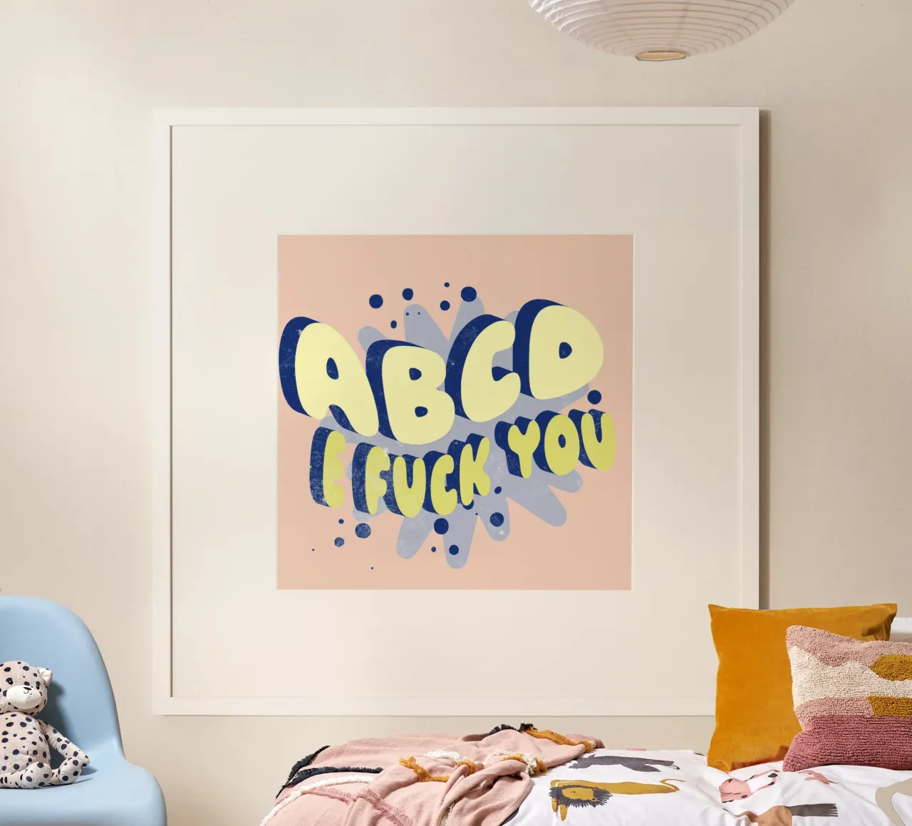 ABCD E FUCK YOU poster da Gunawan Rb