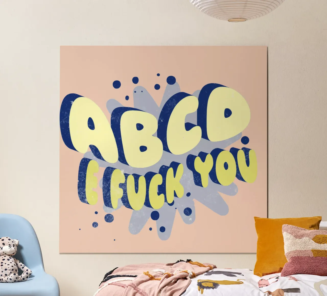 ABCD Y VETE A LA MIERDA poster de Gunawan Rb