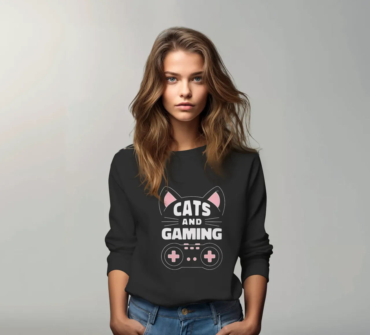 Gatto e gioco felpa da Gunawan Rb