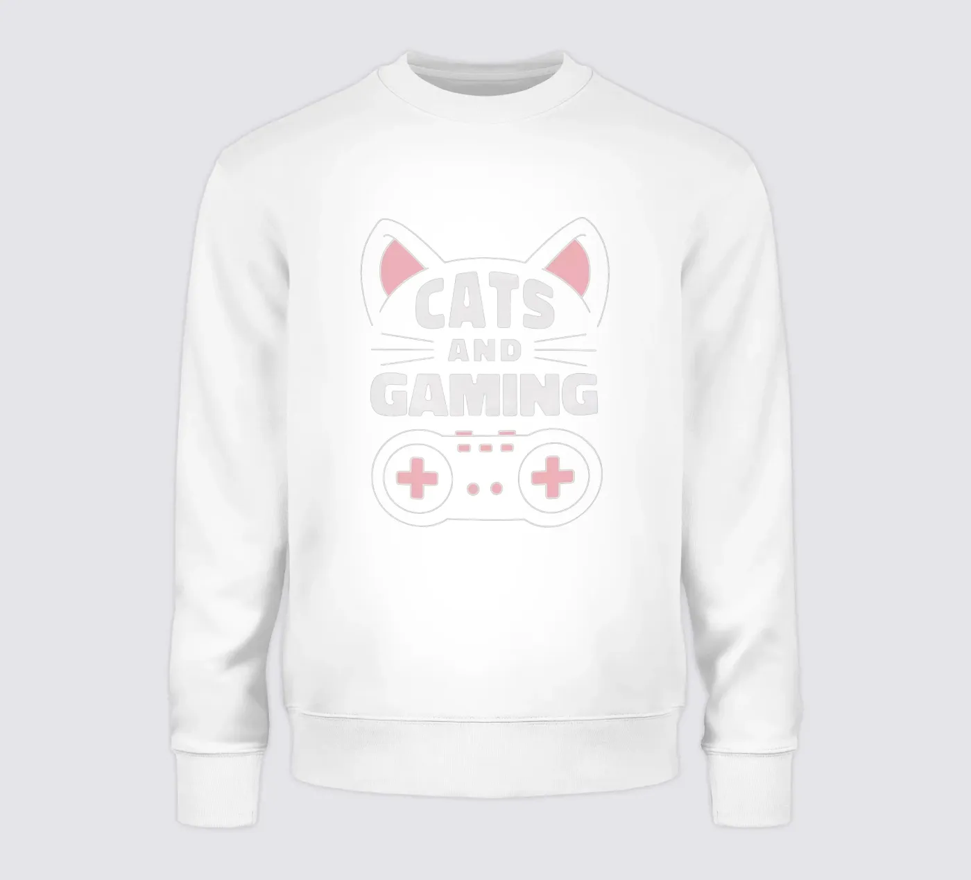 Cat & Game sweatshirt by Gunawan Rb