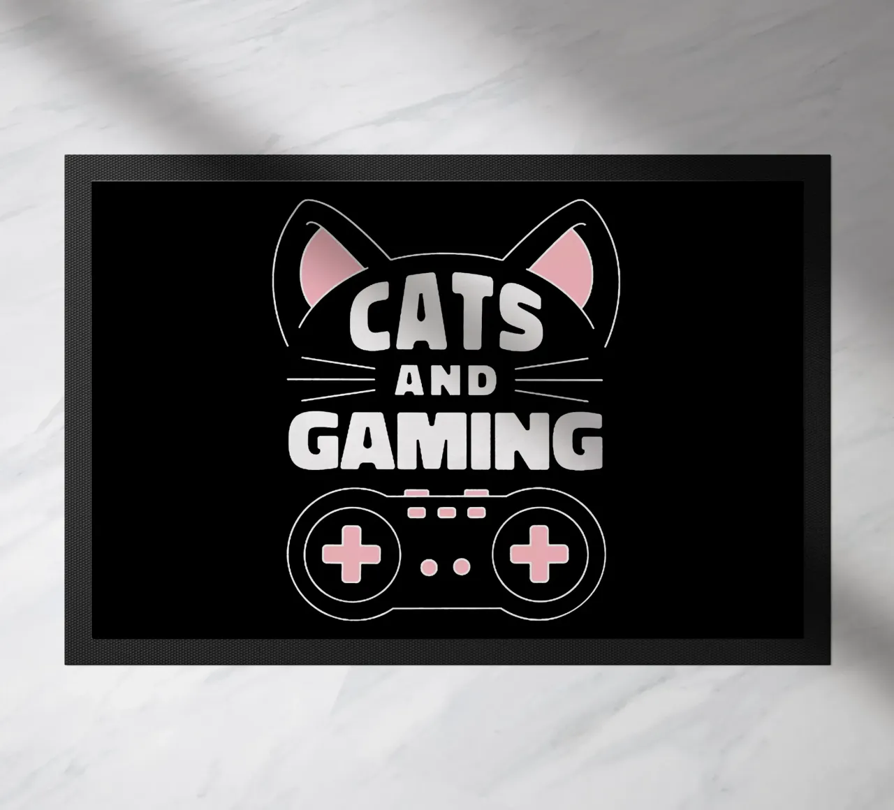 Gatto e gioco zerbino da Gunawan Rb