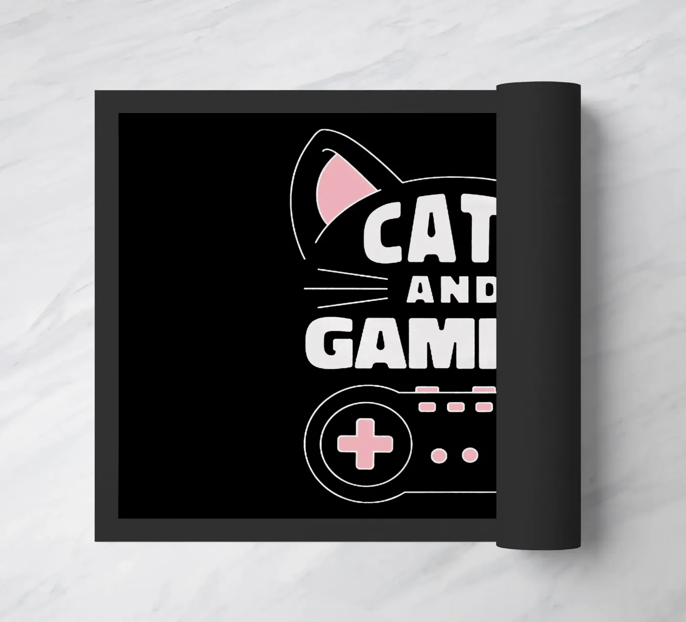 Gatto e gioco zerbino da Gunawan Rb