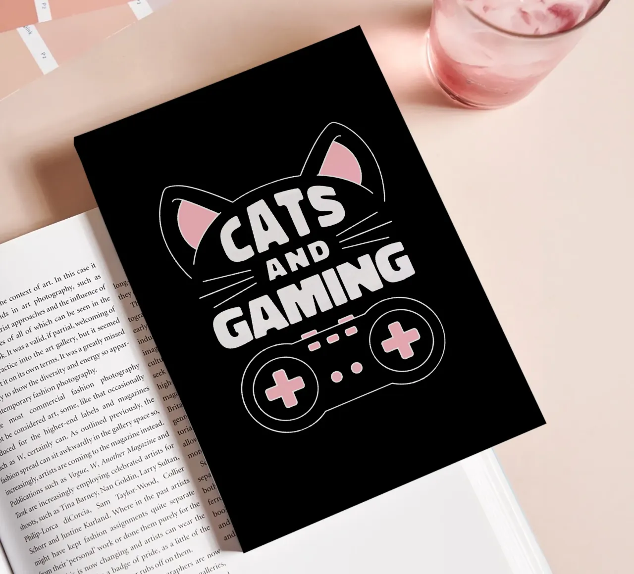 Cat & Game notebook by Gunawan Rb