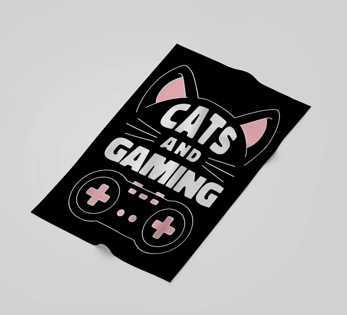 Gatto e gioco telo mare da Gunawan Rb