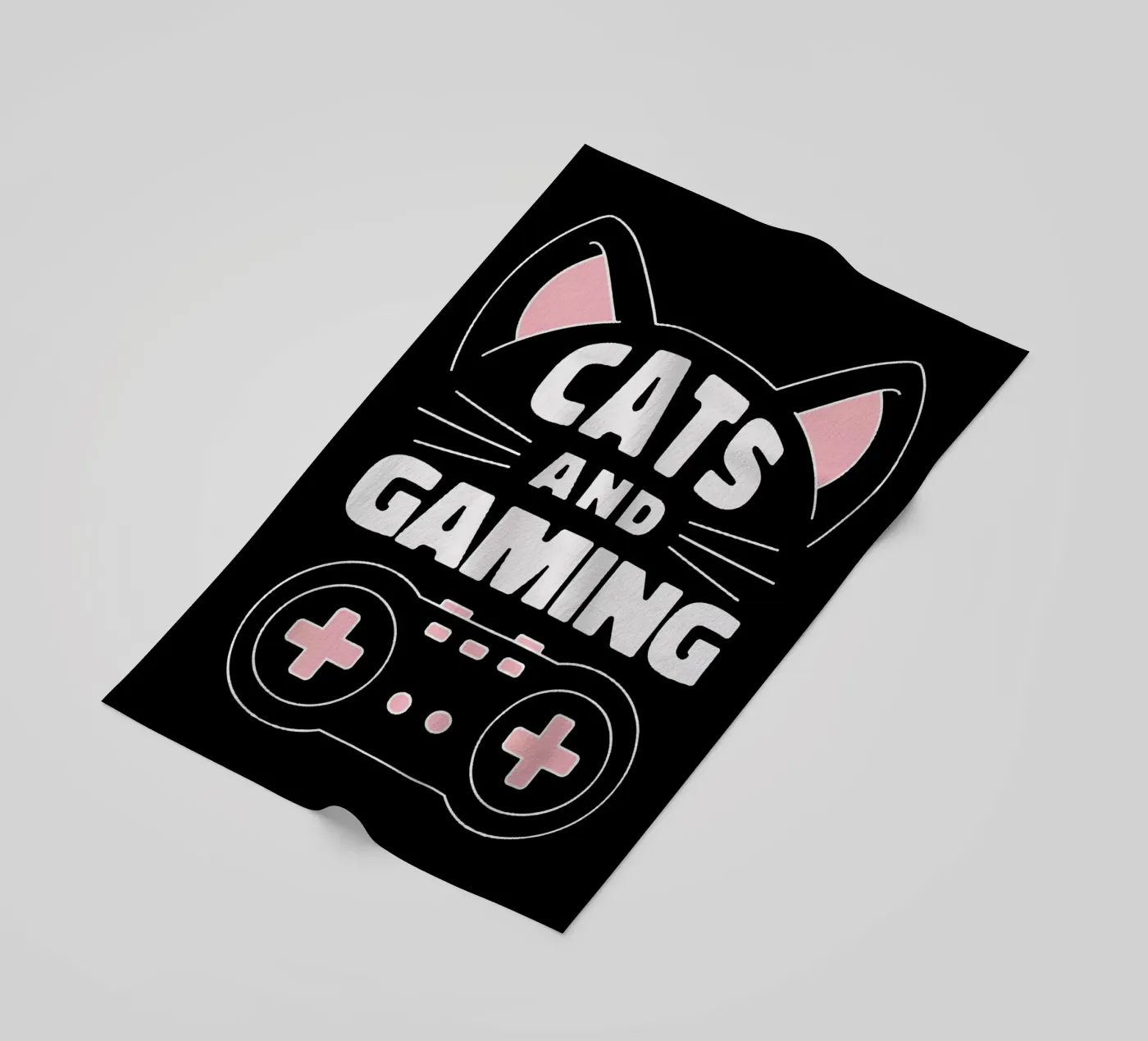 Gatto e gioco telo mare da Gunawan Rb