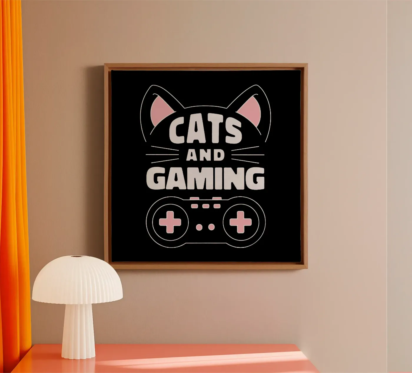 Gatto e gioco tela da Gunawan Rb