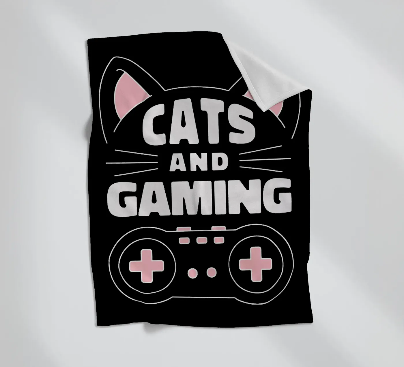 Gatto e gioco coperta in pile da Gunawan Rb