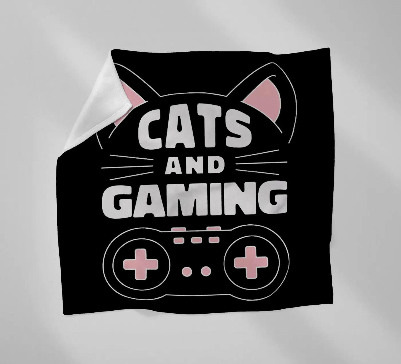 Gatto e gioco coperta in pile da Gunawan Rb