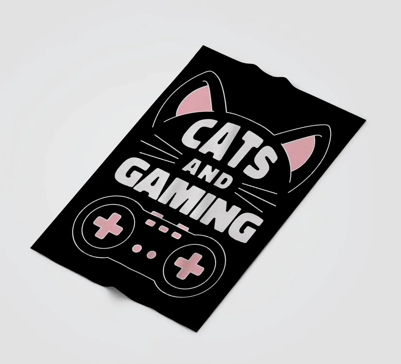 Gatto e gioco coperta in pile da Gunawan Rb