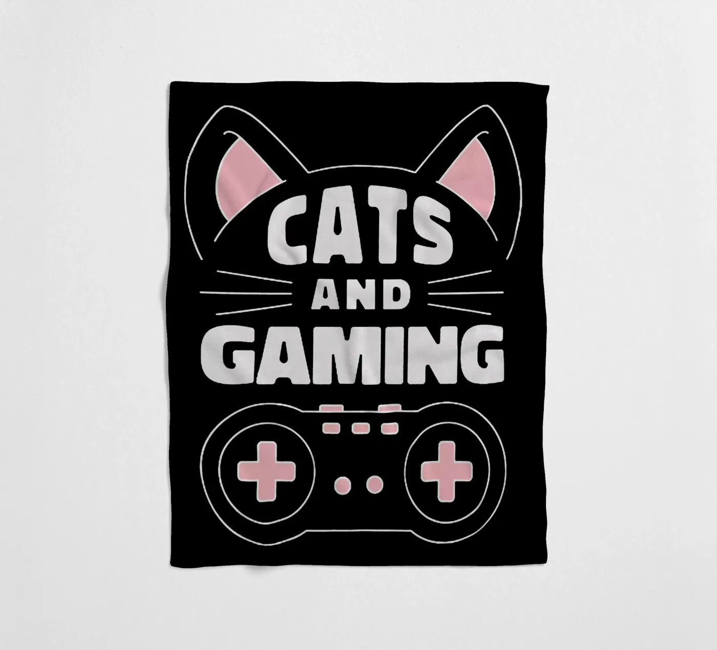 Gatto e gioco coperta in pile da Gunawan Rb