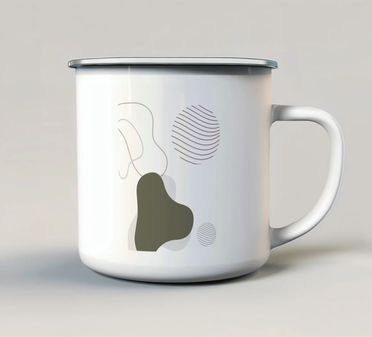 Semplice moderno minimalista tazza in smalto da YSV MINIMALIST