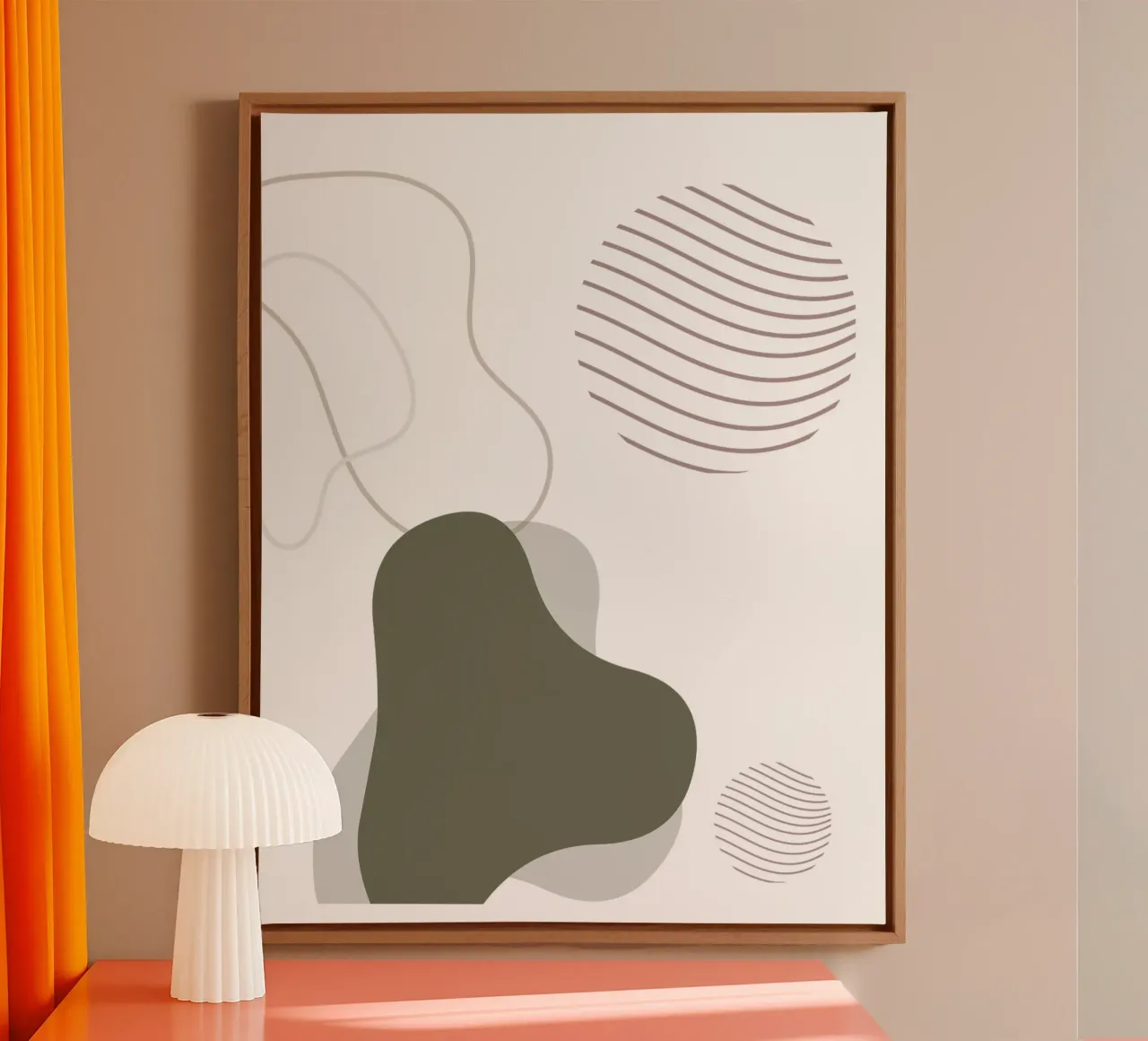 Simple modern minimalist canvas by YSV MINIMALIST