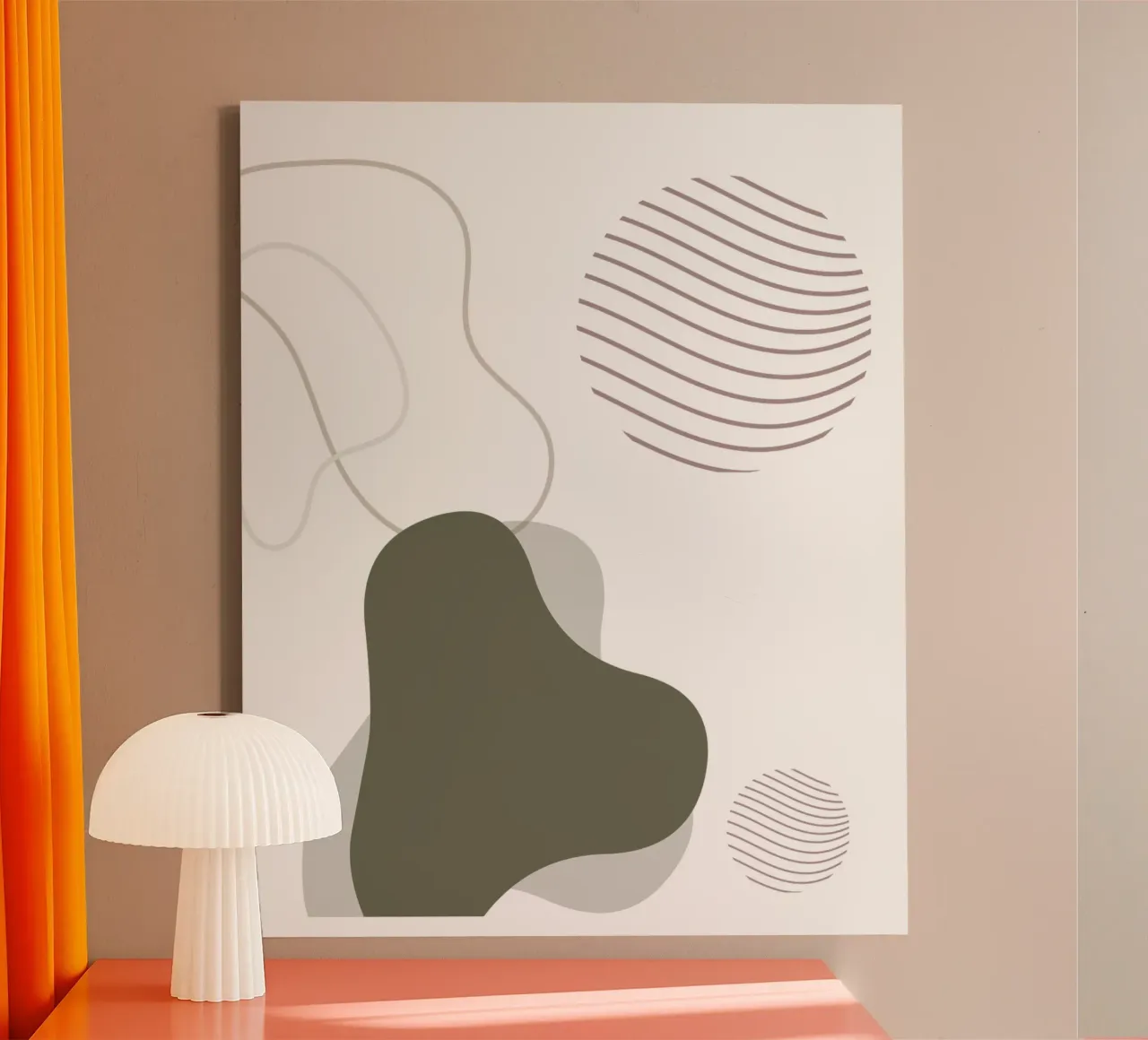 Simple modern minimalist canvas by YSV MINIMALIST