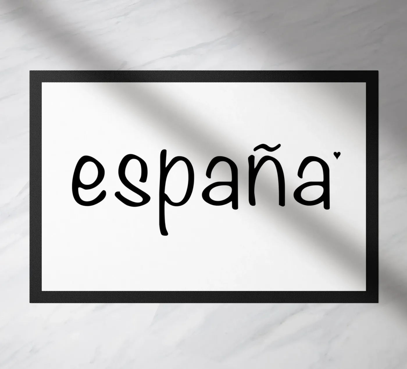España deurmat van typotraveler