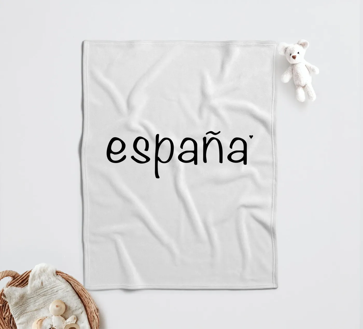 España Fleecedecke von typotraveler