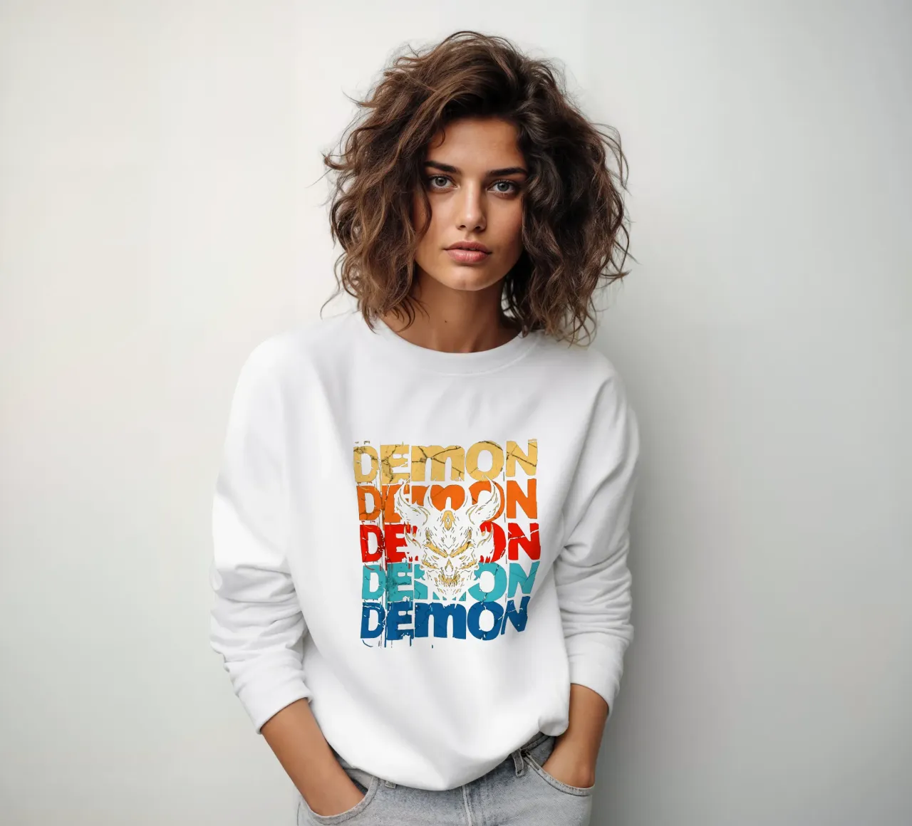DEMON sweatshirt van Gunawan Rb