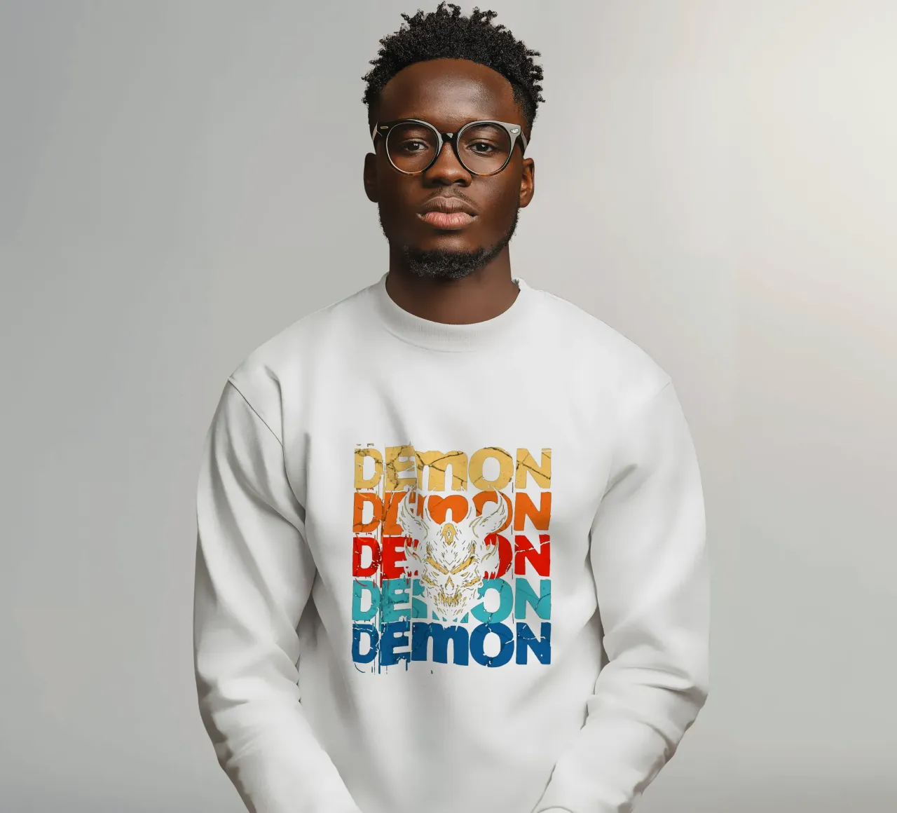 DEMON sweatshirt van Gunawan Rb