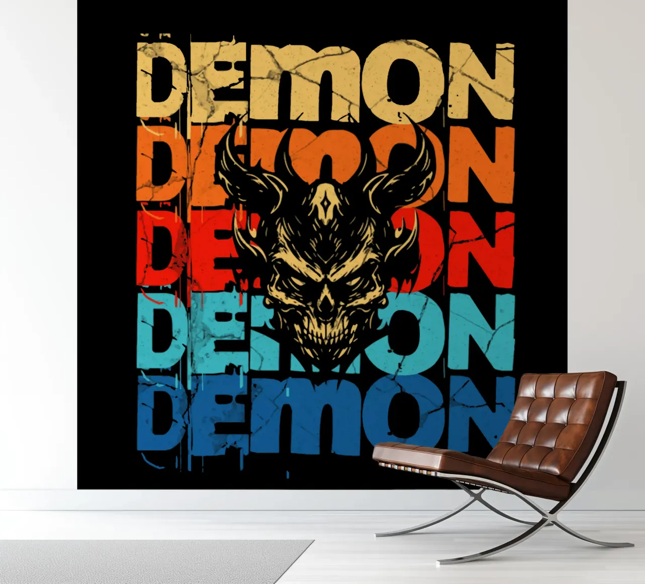 DEMON fotobehang van Gunawan Rb