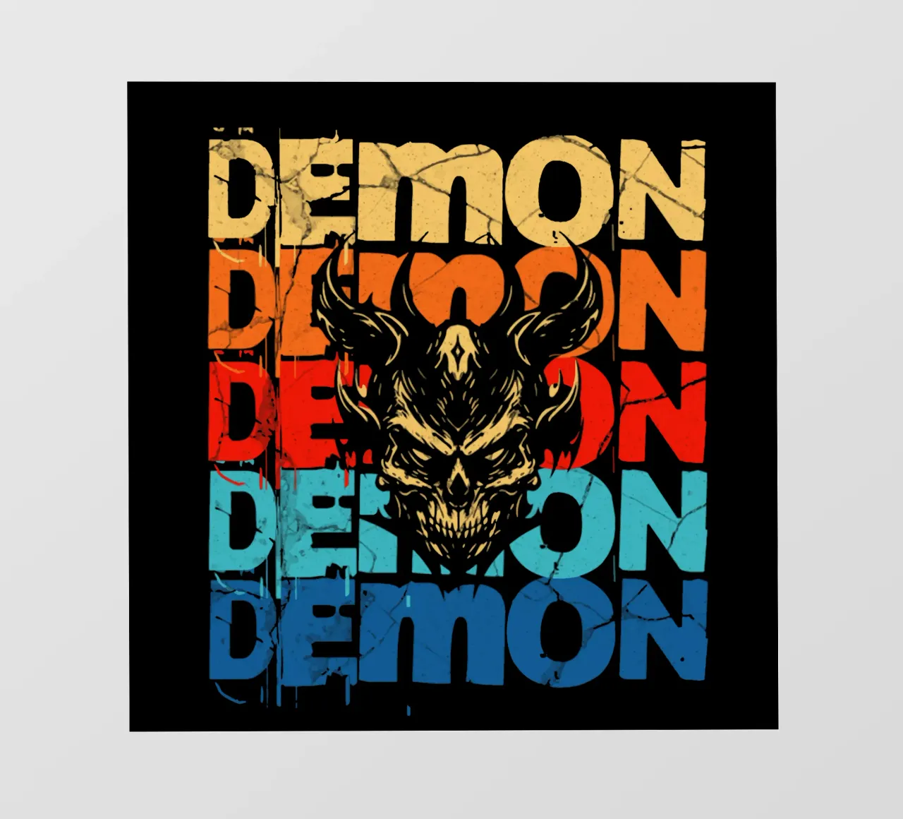 DEMON fotobehang van Gunawan Rb