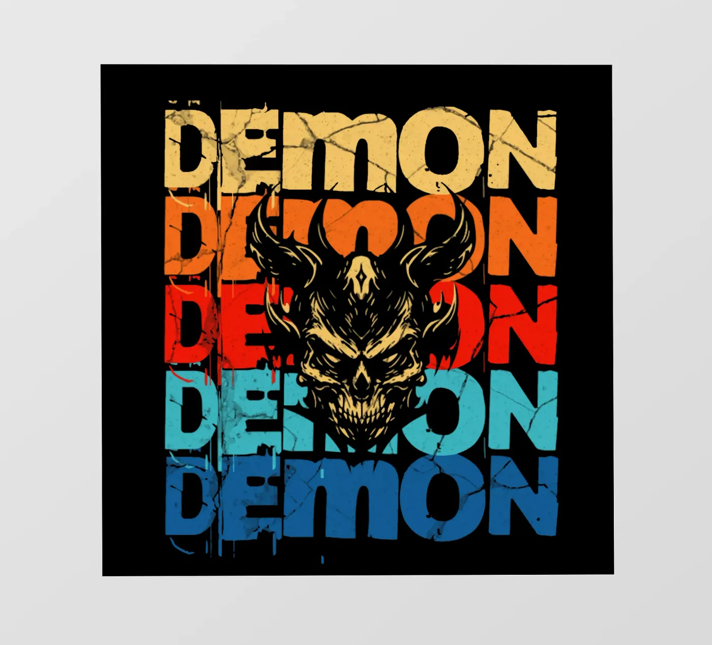 DEMON fotobehang van Gunawan Rb