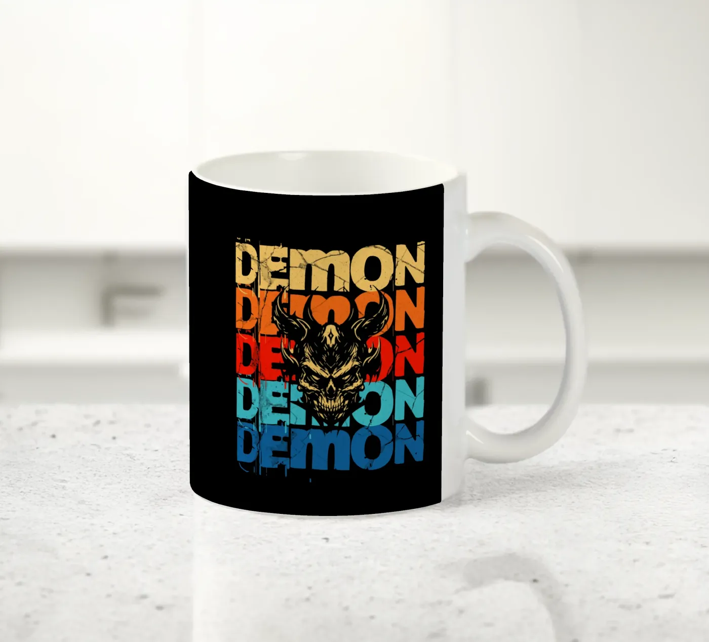 DEMON ceramic mug by Gunawan Rb
