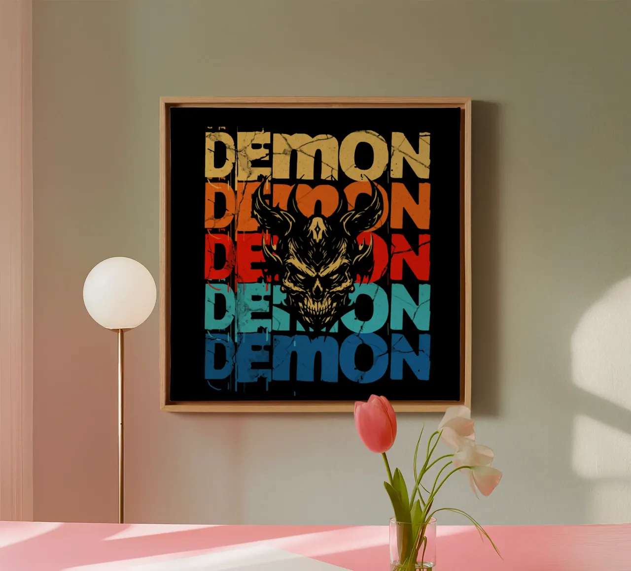 DEMON canvas by Gunawan Rb