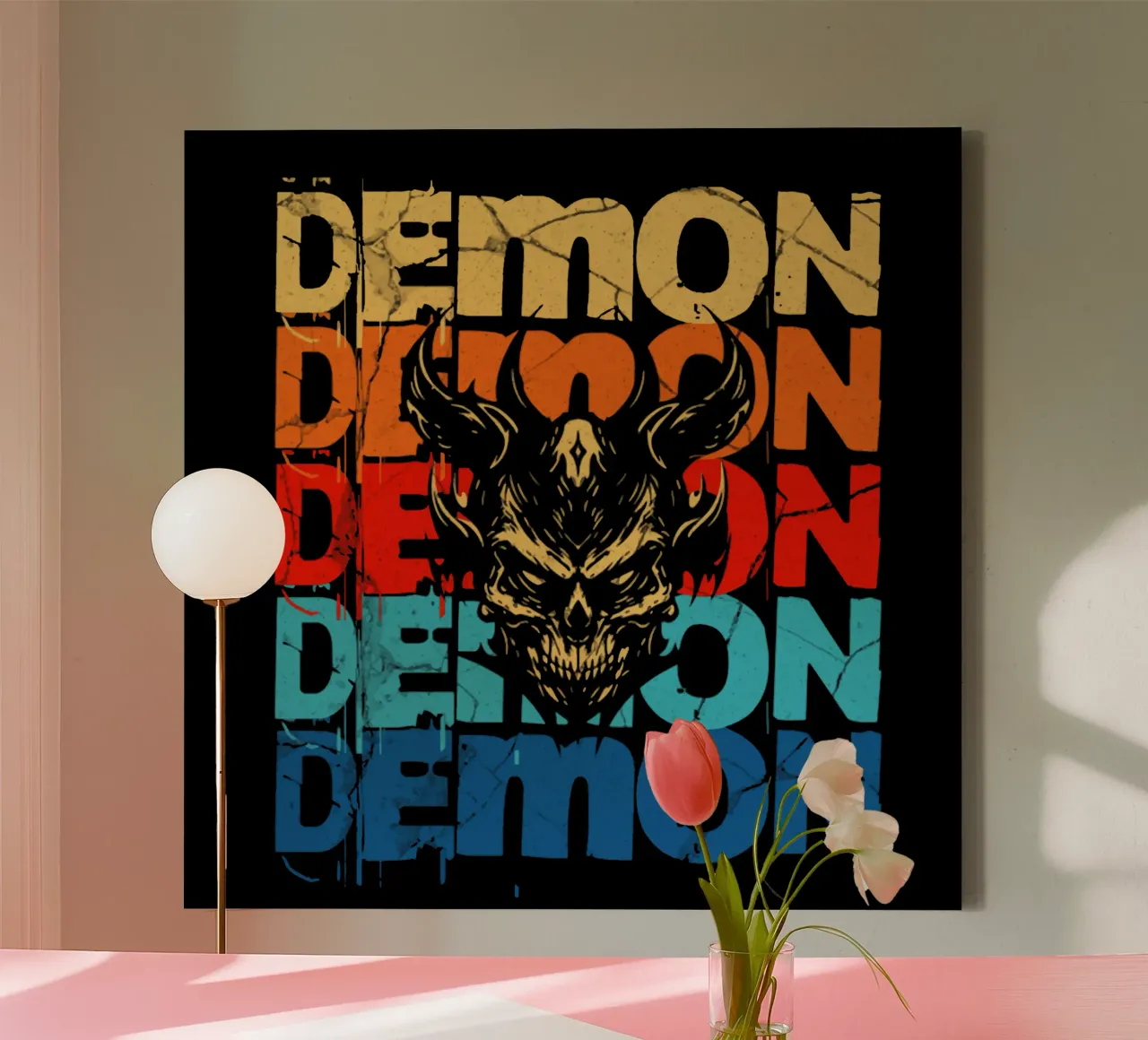 DEMON canvas by Gunawan Rb