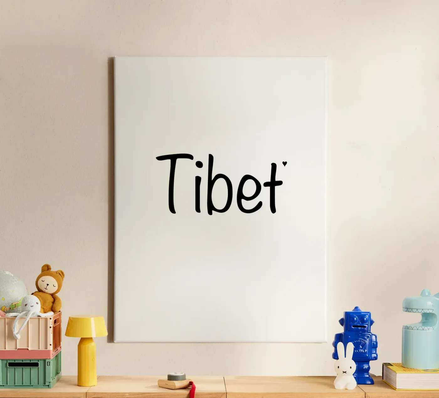Tibet canvas van typotraveler
