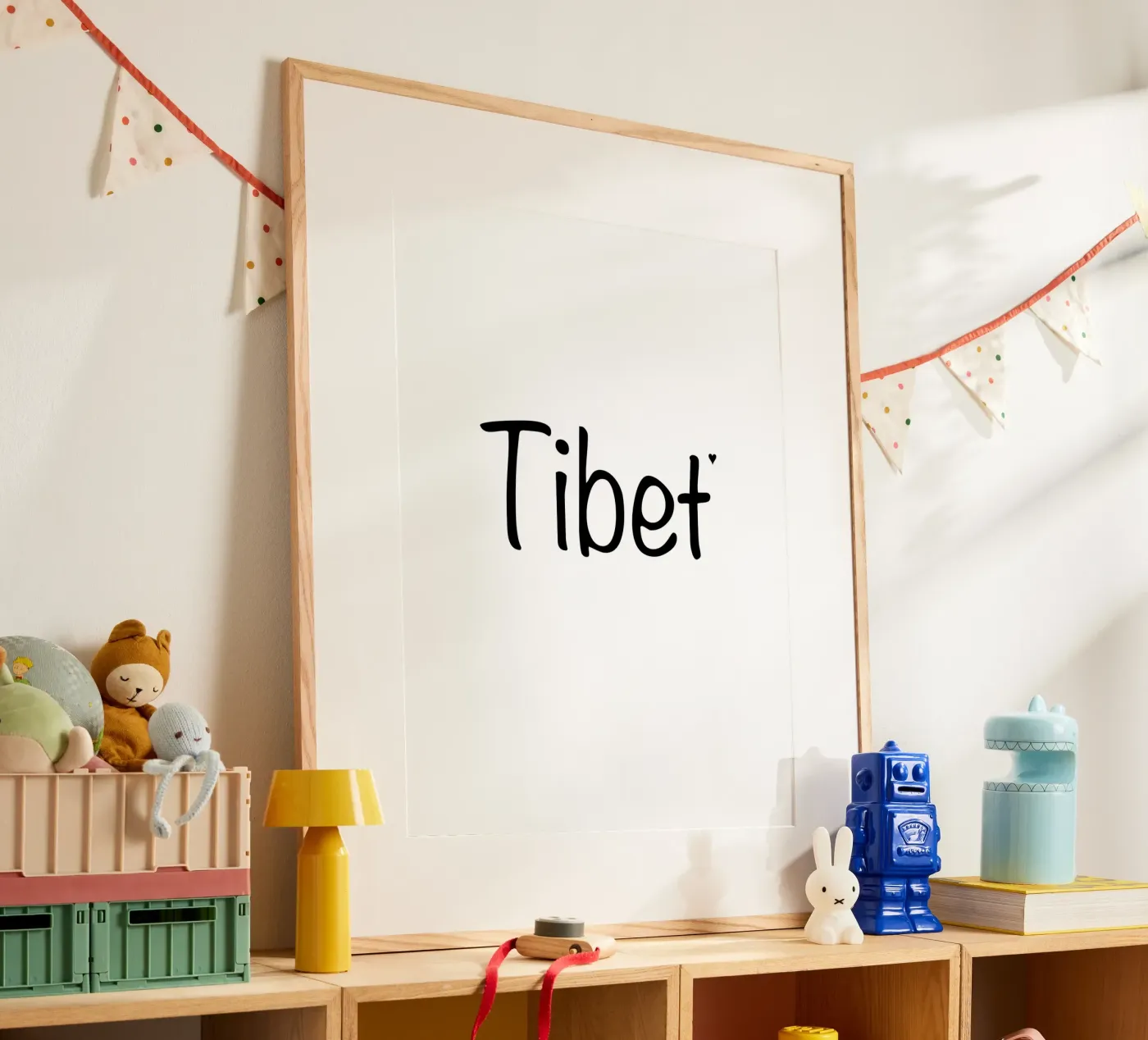 Tibet Poster von typotraveler