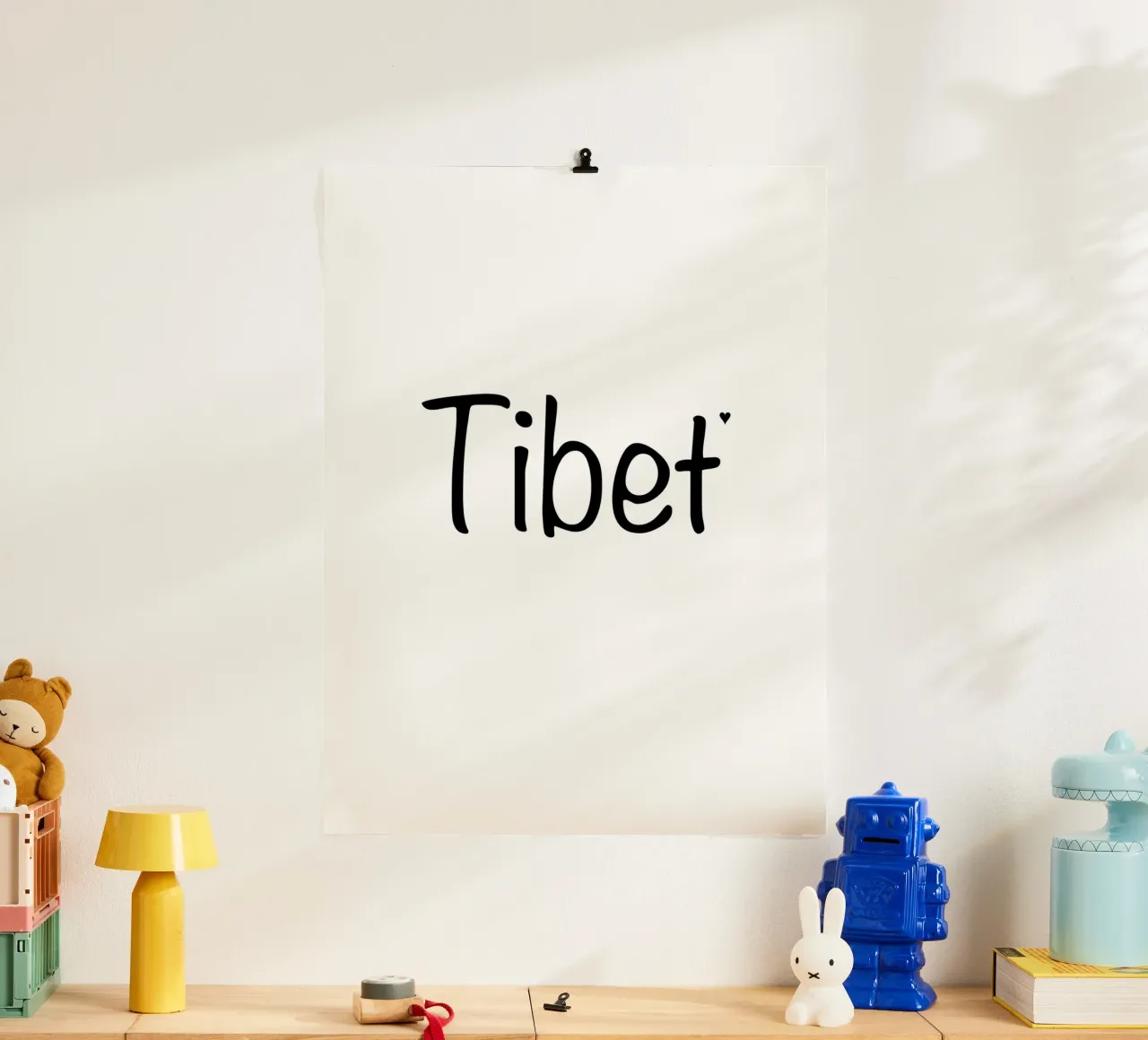 Tibet poster da typotraveler
