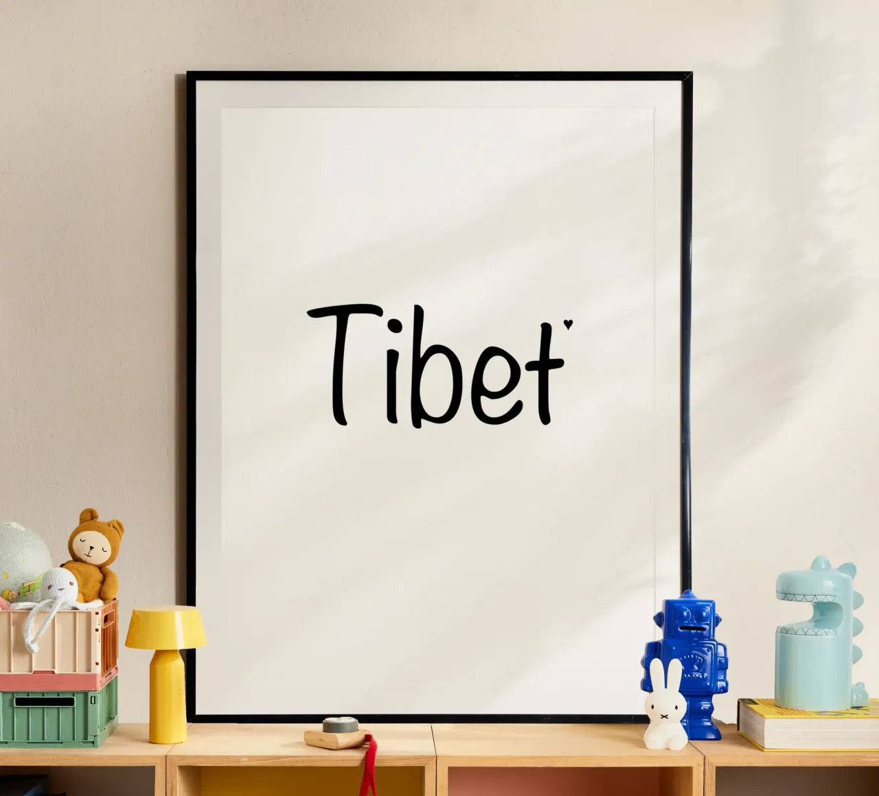 Tibet poster by typotraveler