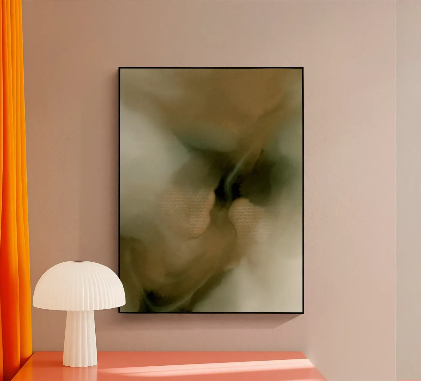 Free Form 2 acryl van Shatha Al Dafai