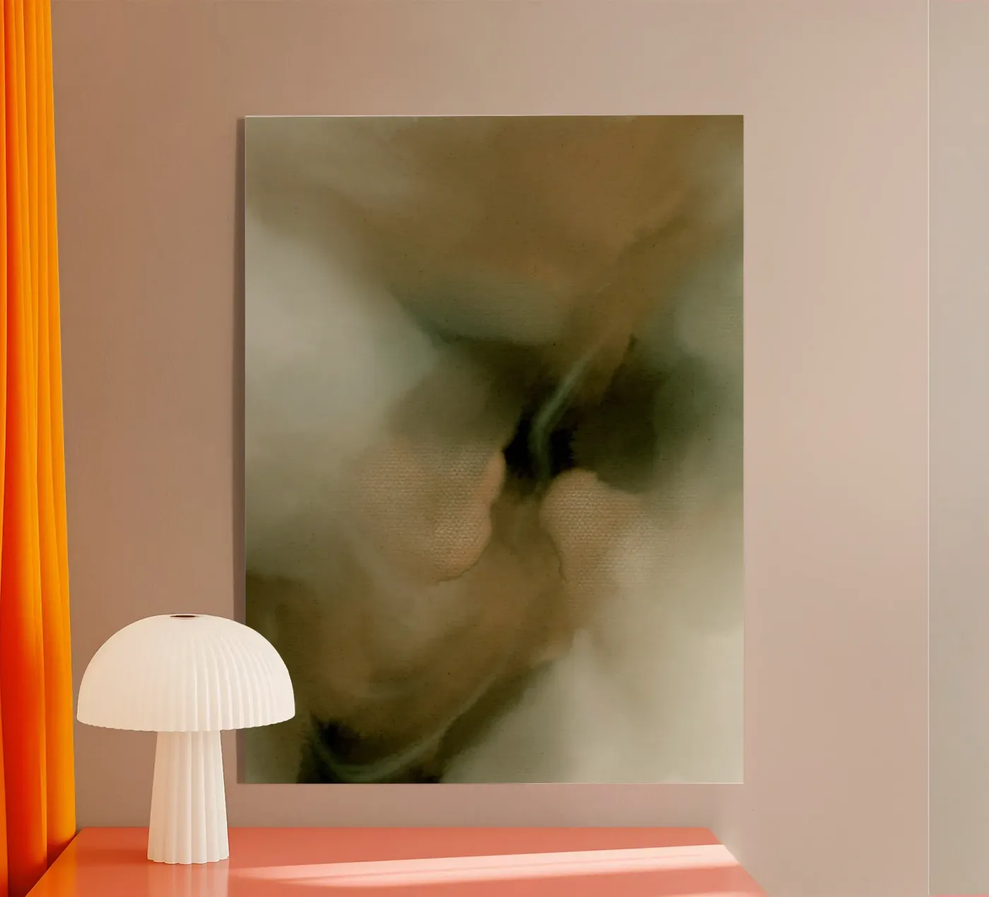 Free Form 2 acryl van Shatha Al Dafai