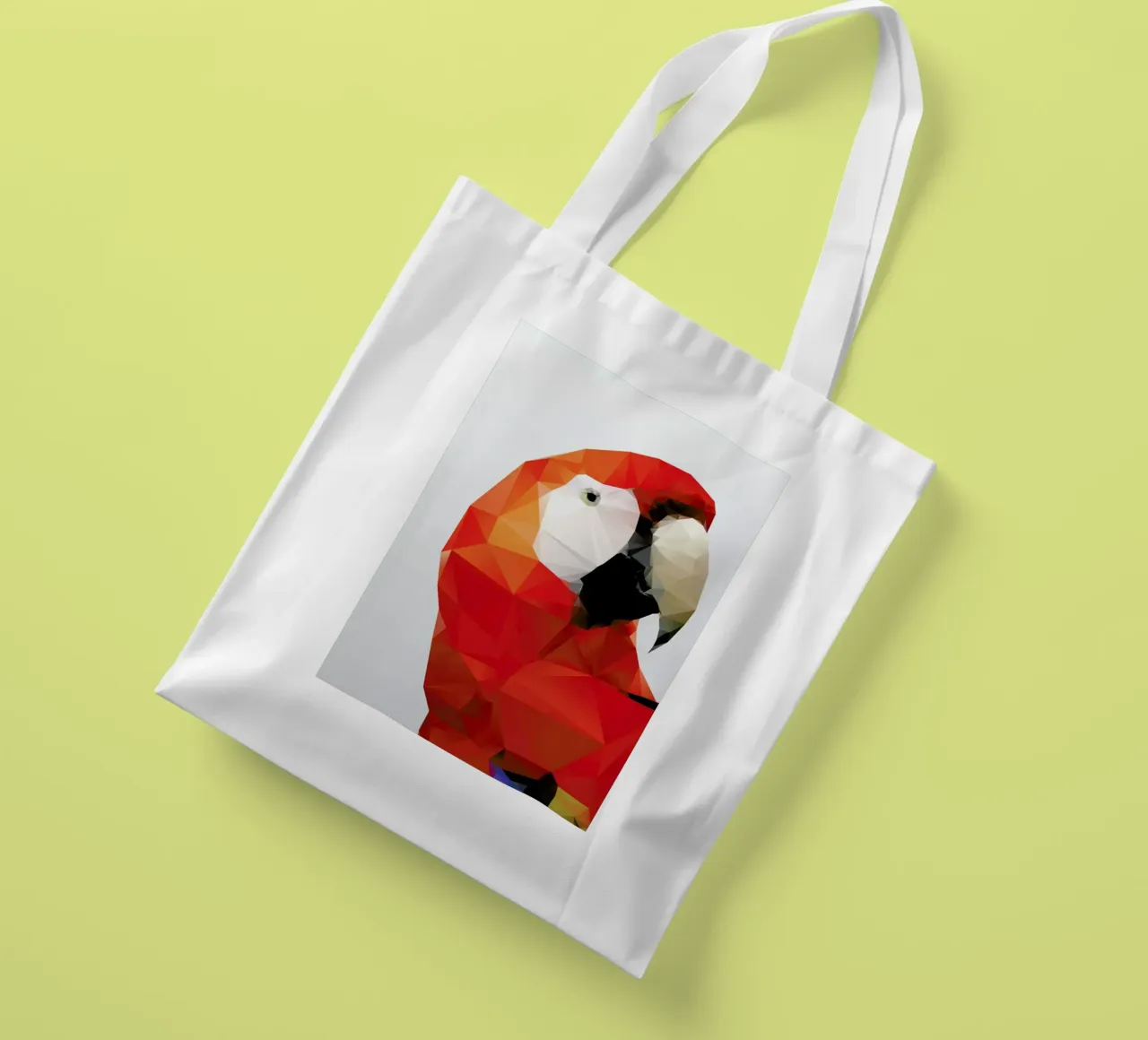 Geo Parrot Red borsa in juta da Three Of The Possessed