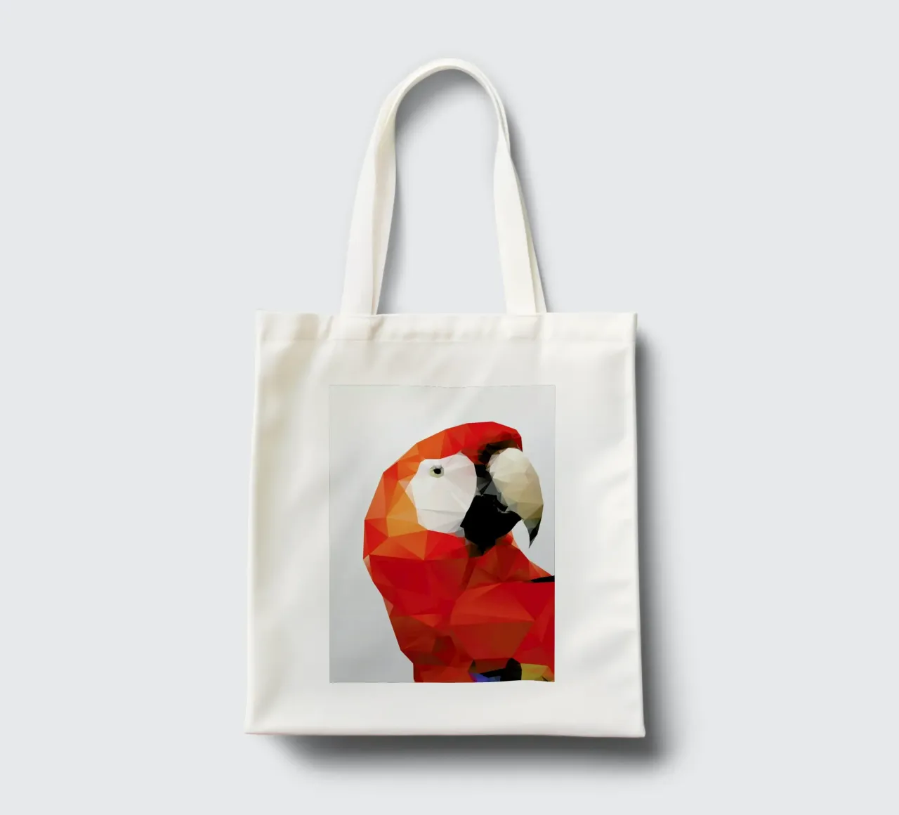 Geo Parrot Red borsa in juta da Three Of The Possessed