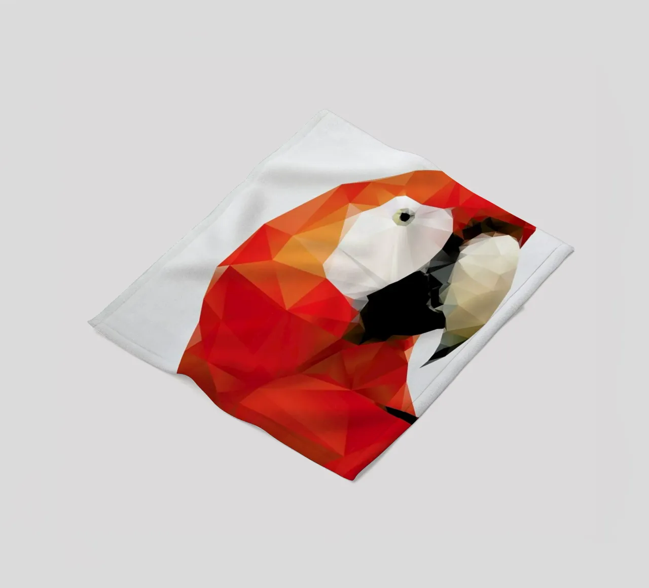 Geo Parrot Red coperta in pile da Three Of The Possessed