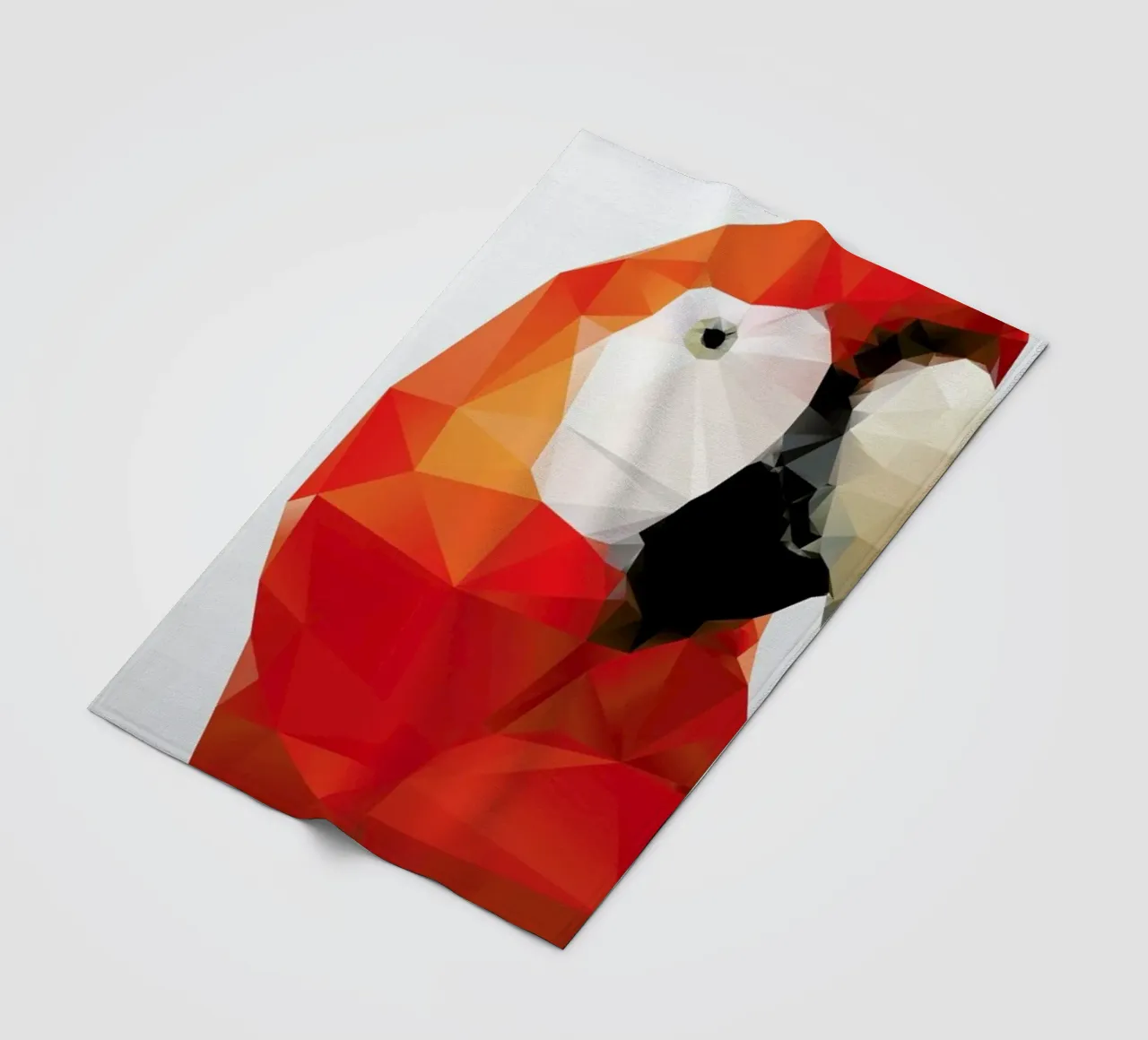 Geo Parrot Red coperta in pile da Three Of The Possessed