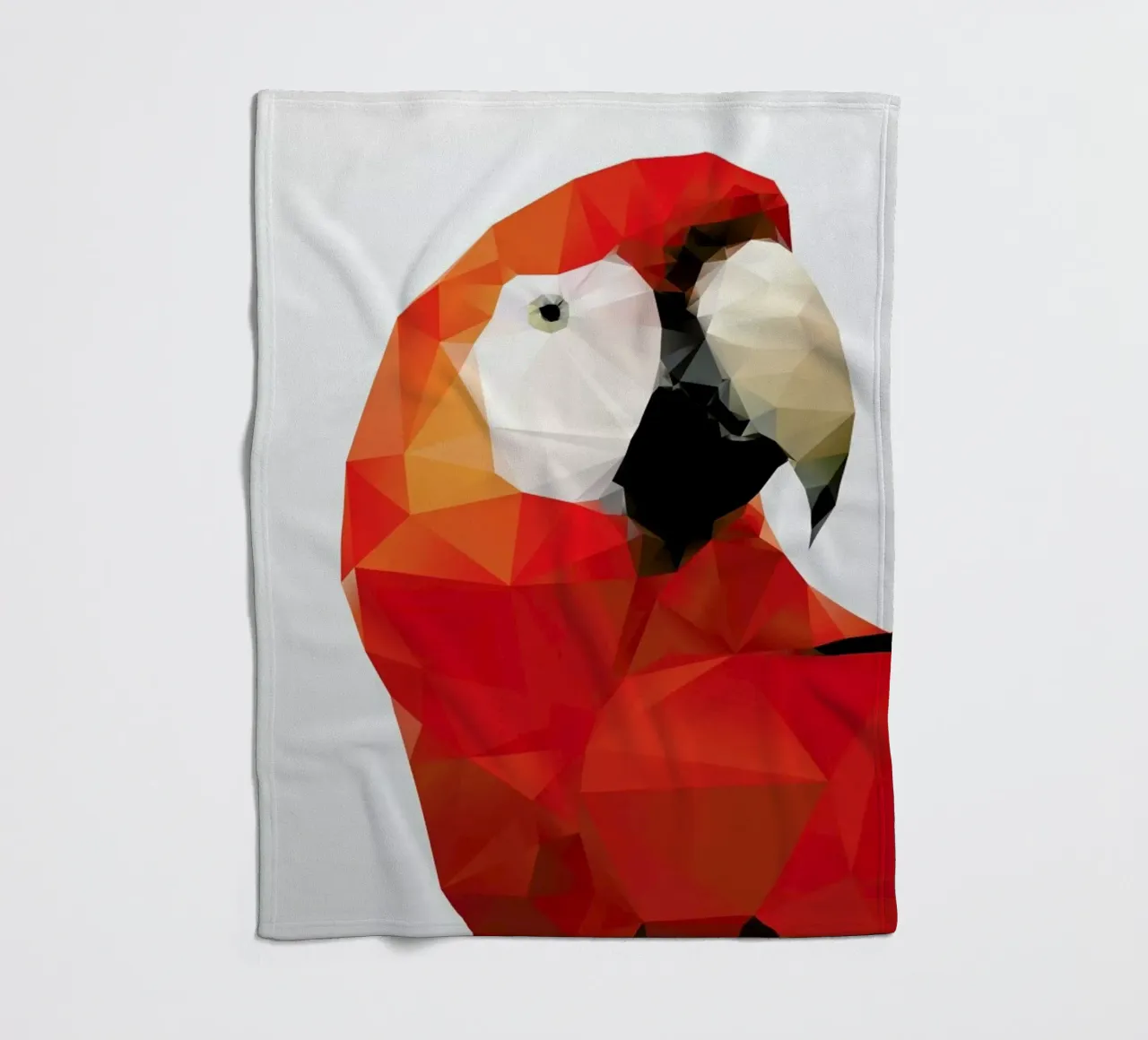 Geo Parrot Red coperta in pile da Three Of The Possessed