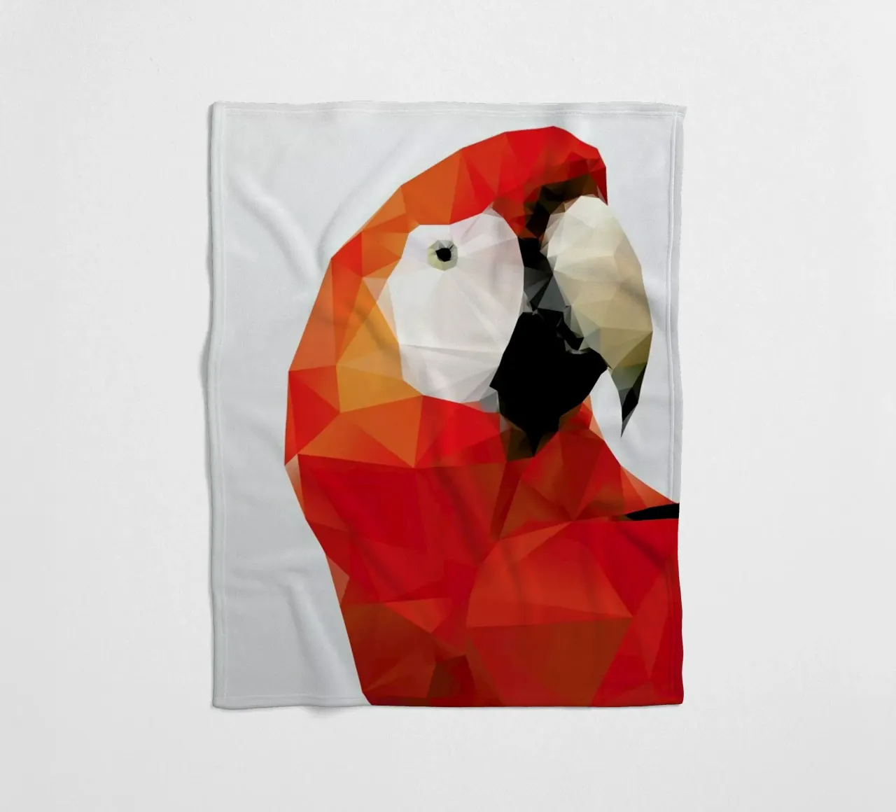 Geo Parrot Red coperta in pile da Three Of The Possessed