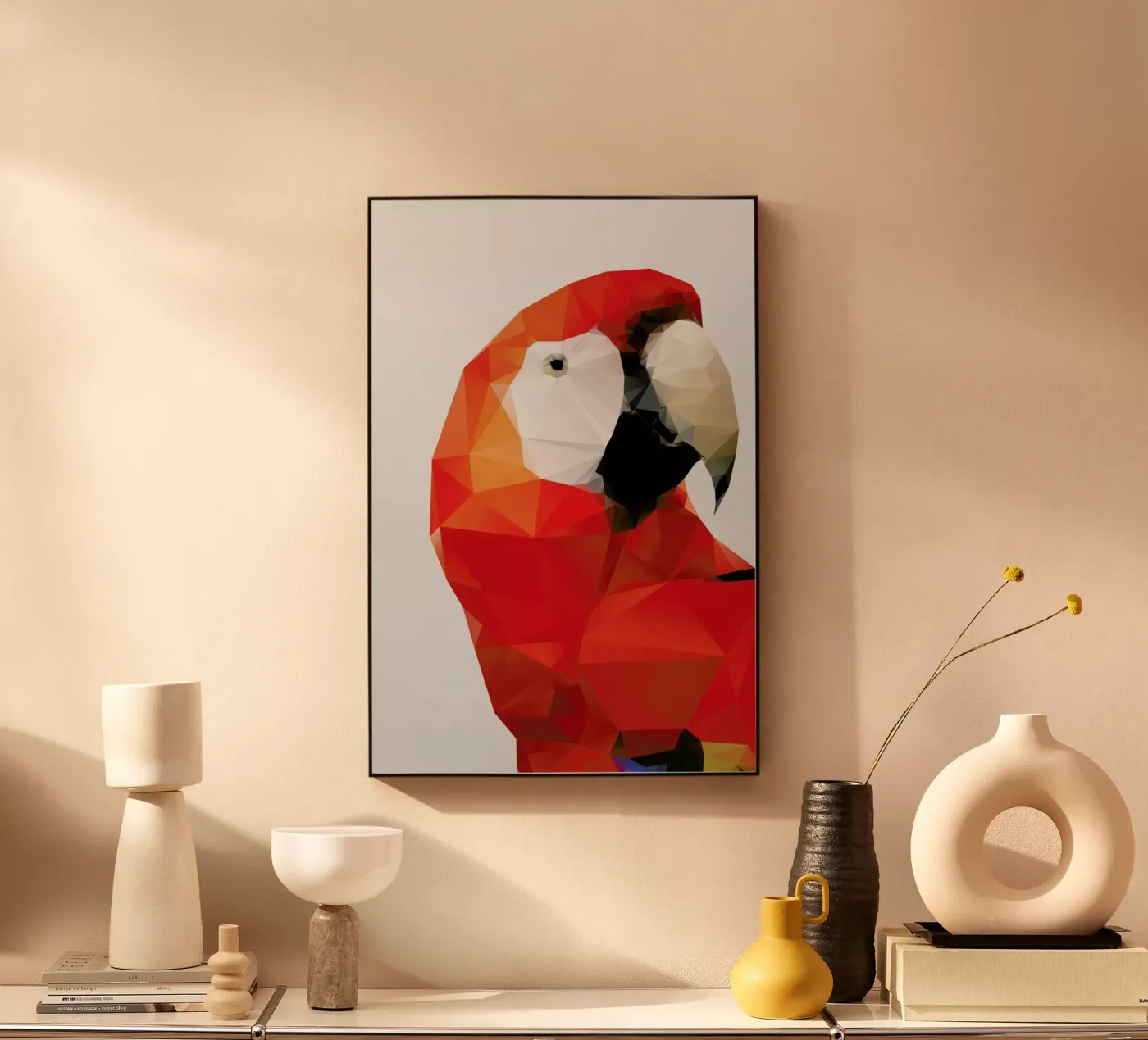 Geo Parrot Red plexiglass da Three Of The Possessed