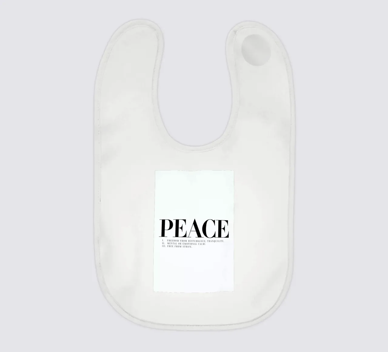 Peace Babylätzchen von Honeymoon Hotel