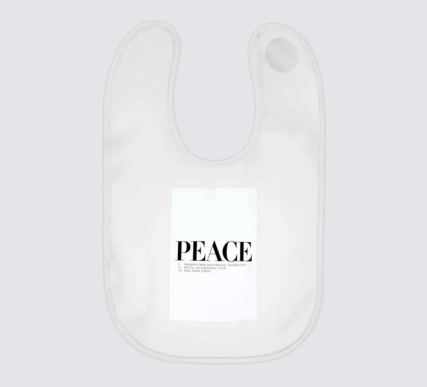 Peace Babylätzchen von Honeymoon Hotel
