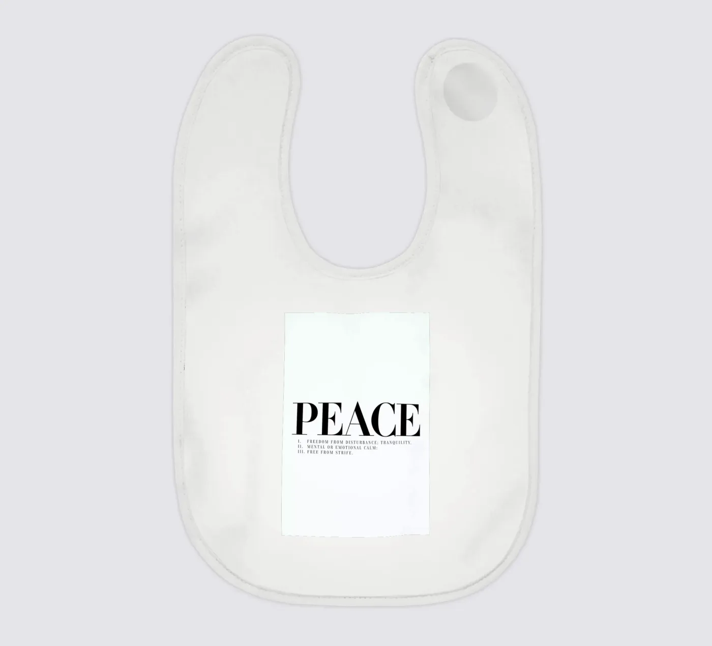 Peace Babylätzchen von Honeymoon Hotel