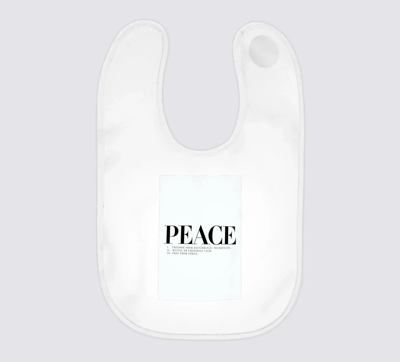 Peace Babylätzchen von Honeymoon Hotel