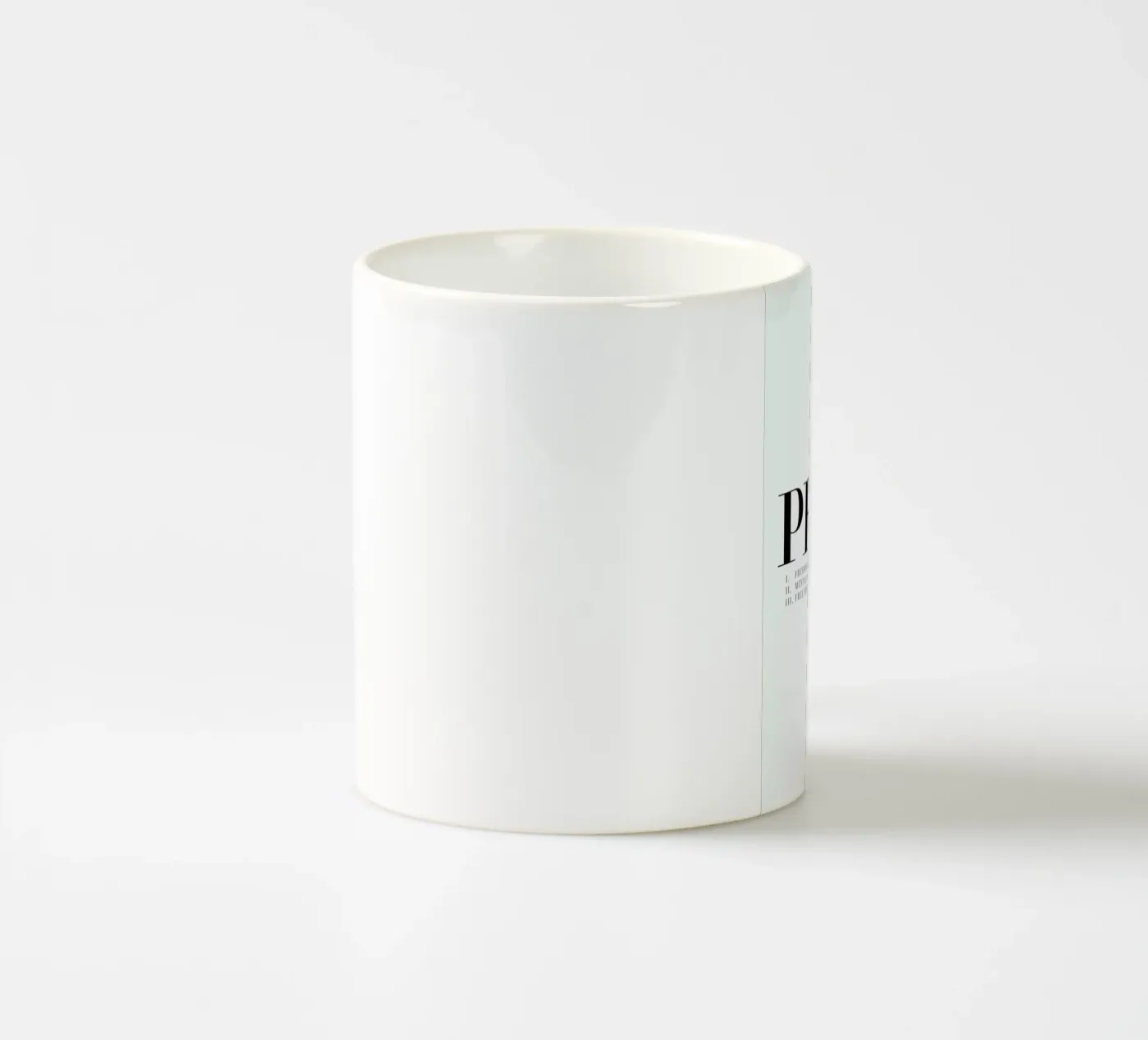 Peace ceramic mug by Honeymoon Hotel